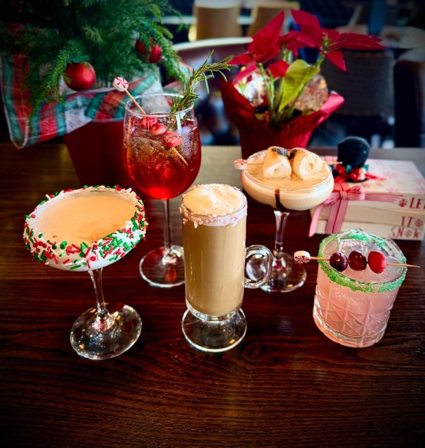 The Castle Irish Pub & Restaurant in Orlando's College Park neighborhood has a roster of special holiday cocktails on the menu this month. (Photo courtesy Castle Irish Pub & Restaurant)