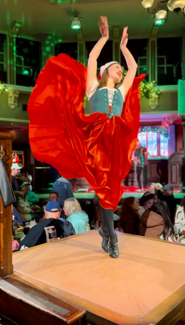 The dancers at Raglan Road will be kicking up their heels for the holidays. (Photo courtesy Raglan Road)