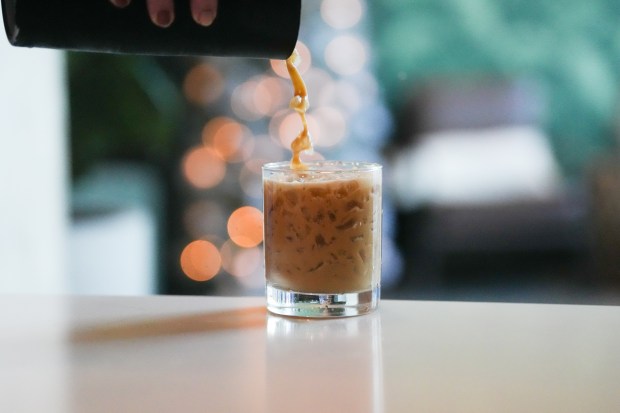 Brown sugar shaken espresso, iced, at Qreate Coffee's Creative Village Location. (Photo courtesy Quay Hu/@AroundQ)