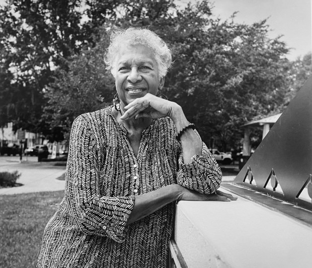 "The Sage Project Phase III: Hannibal Square Elders Tell Their Stories" features 10 new portraits of longtime community residents, including historian Mary Daniels. These are on display at the Hannibal Square Heritage Center. (Courtesy of Peter Schreyer)