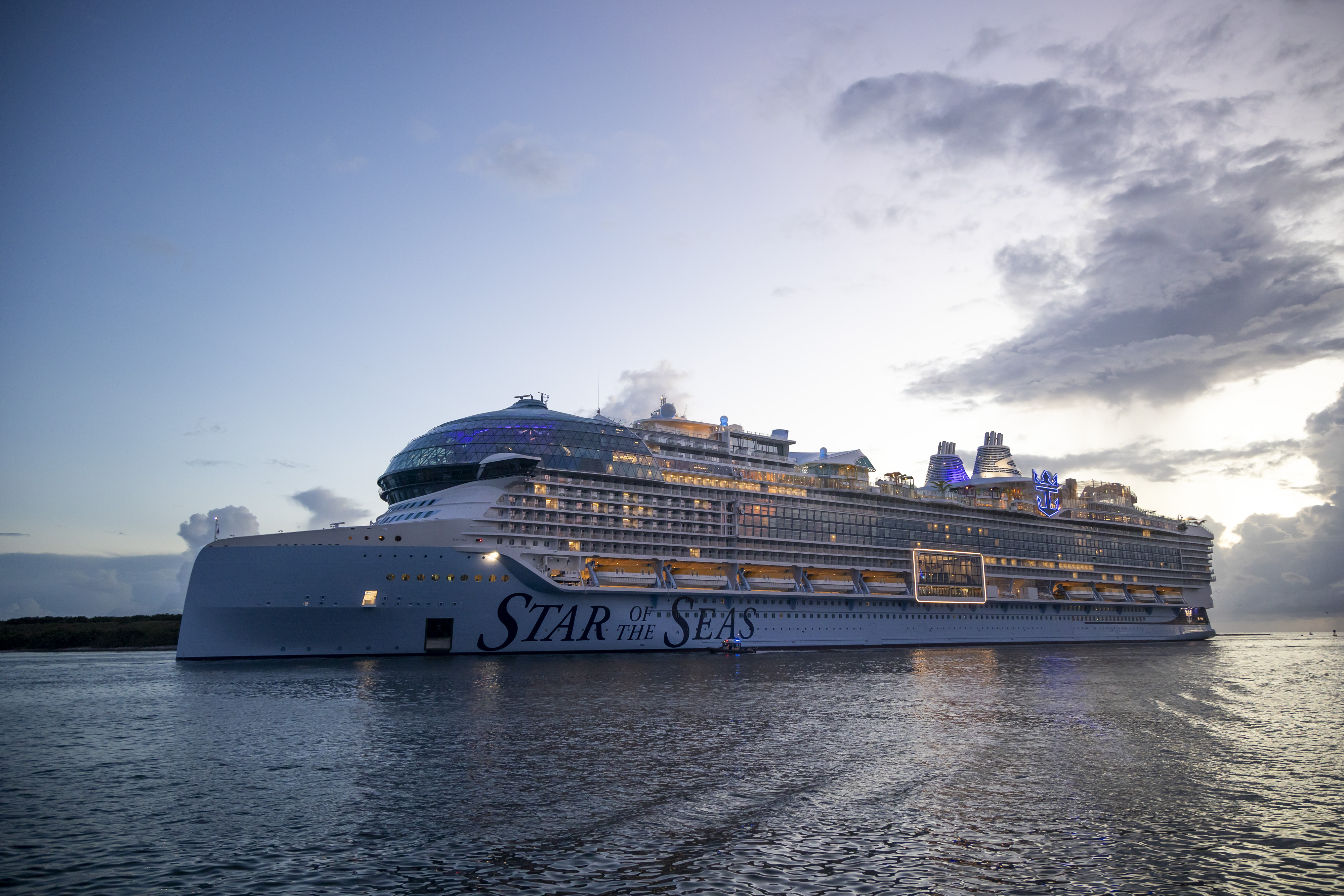 Royal Caribbeanâs Star of the Seas arrives at Port Canaveral...