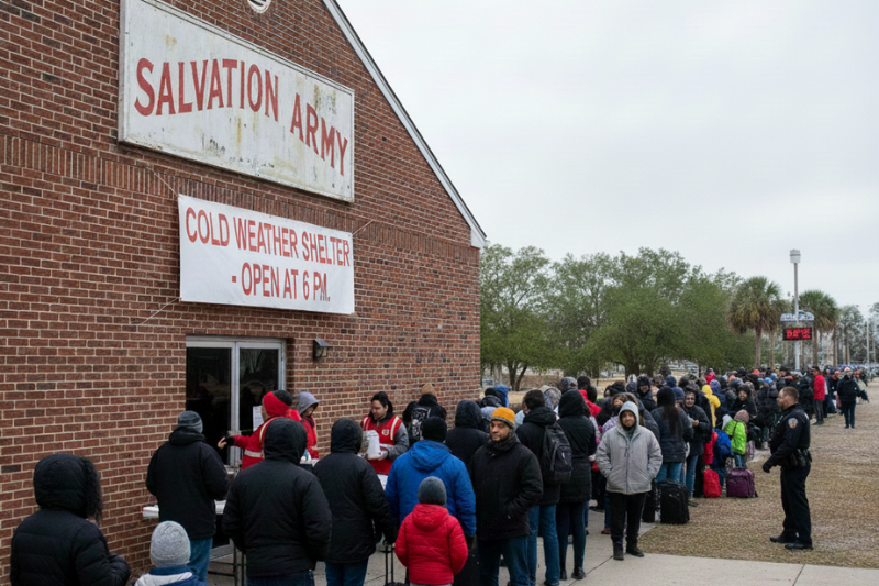 Cold night shelters in St. Petersburg activated tonight –