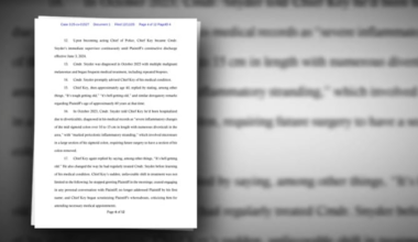 Former Neptune Beach police commander sues department, alleges health-related discrimination