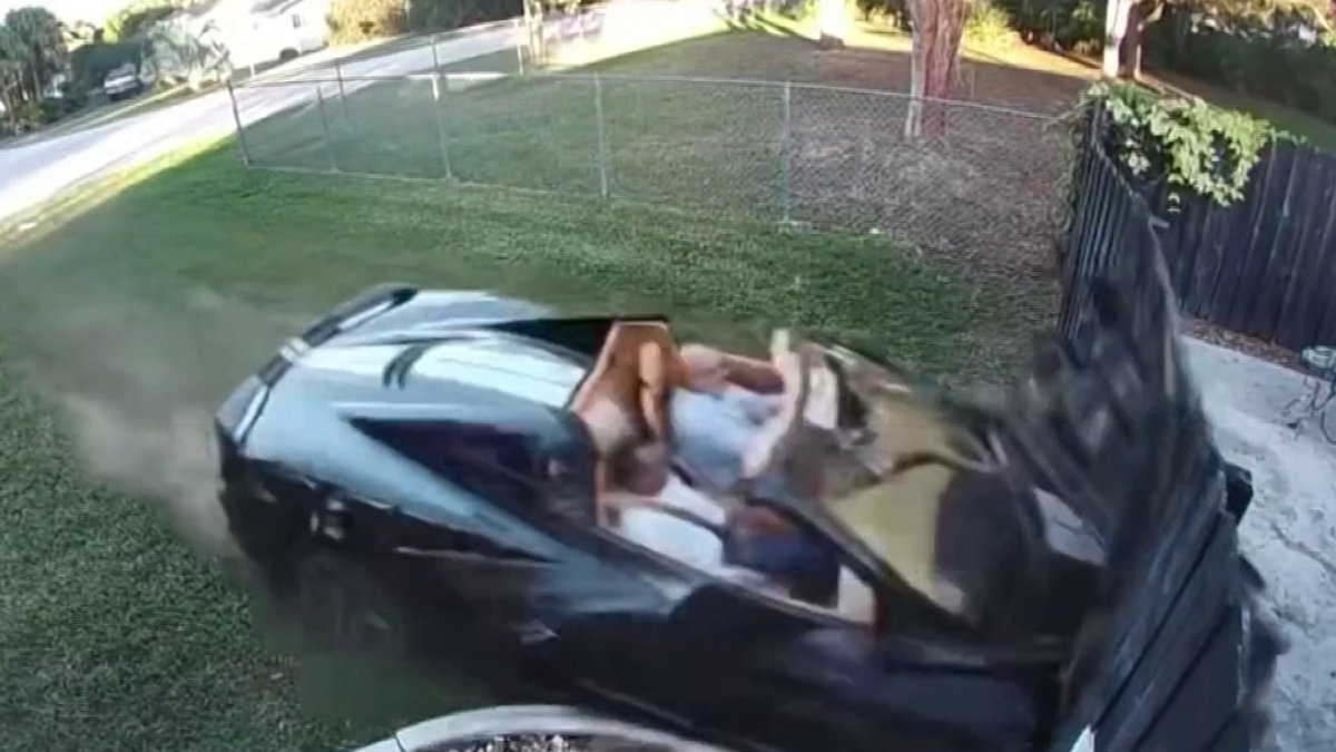 Video shows Corvette crashing into home in Palmetto Bay – NBC 6 South Florida