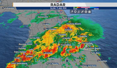 Gusty winds, risk for flash flooding persist for Central Florida before cooler temps move in