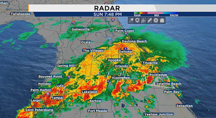 Gusty winds, risk for flash flooding persist for Central Florida before cooler temps move in