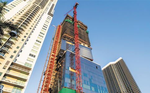 100-story Waldorf Astoria tower halfway to completion