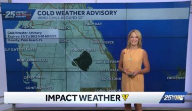 Cold Weather Advisories Posted for South Florida
