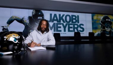 Jaguars, WR Jakobi Meyers Agree to Terms on Contract Extension