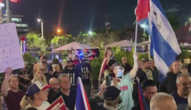 Cuban Americans rally in Miami, call for human rights in Cuba