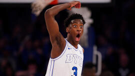 AJ Dybantsa arrives as an elite player by leading late BYU rally in win vs. Clemson at Madison Square Garden