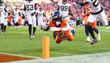 RJ Harvey nominated NFL Rookie of the Week following game vs. Jaguars