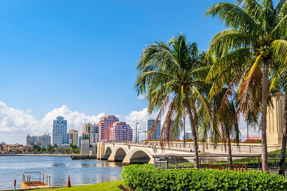 Flavio Vallenari/Getty Images A view of downtown West Palm Beach, Florida.