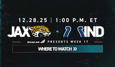 Week 17, How to Watch Jacksonville Jaguars vs. Indianapolis Colts