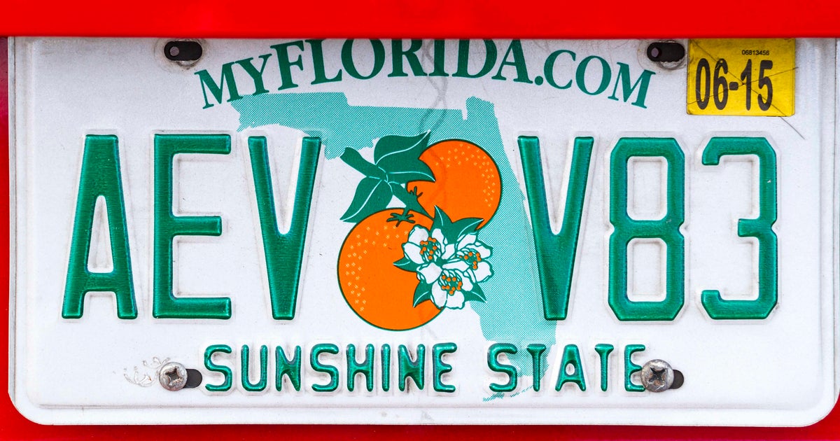 Florida's new license plate frame law explained. What's legal, what's not and the penalties.