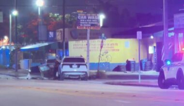 Violent, multi-vehicle crash in Miami leaves at least 3 people injured, officials say