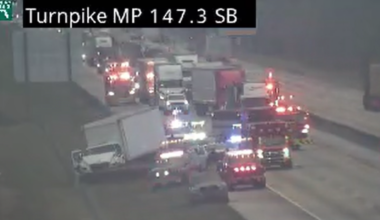 Deadly crash shuts down southbound turnpike in St. Lucie County Friday morning