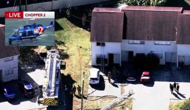 1 person taken to hospital after apartment fire near UCF