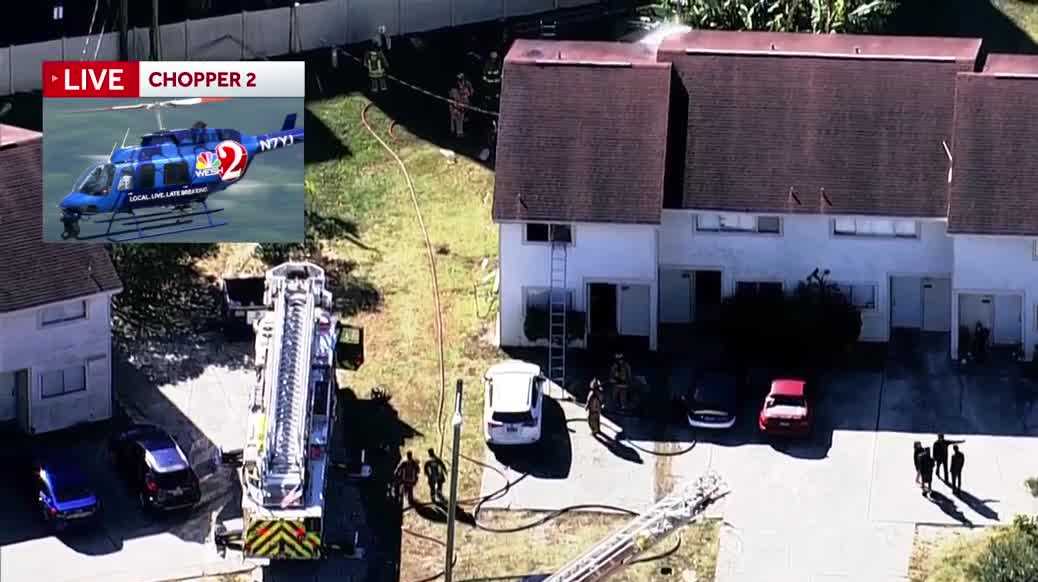 1 person taken to hospital after apartment fire near UCF