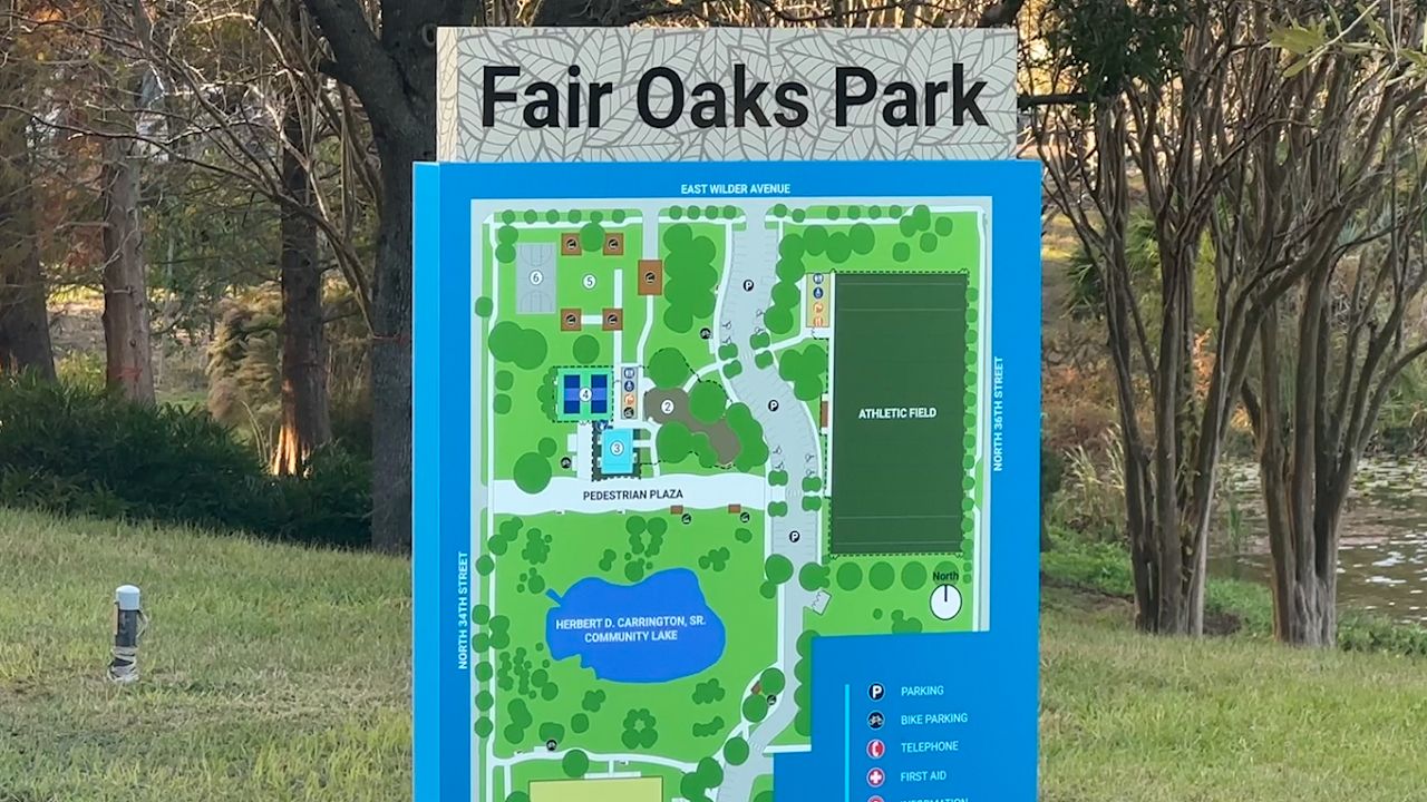 Community members gathered Tuesday for their first look inside the new Fair Oaks Community Center — a project years in the making — celebrating a space many say reflects the needs and pride of the neighborhood. (Spectrum News image)