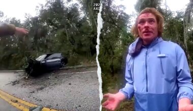 Florida man claims he 'teleported' into stolen BMW after 100 mph crash