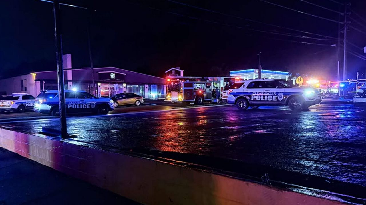 Scene outside of Fuzzy's Sports Bar & Grill (Courtesy: Courtney Rose Roach)