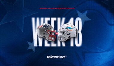 Patriots Week 18 Game Against Dolphins to be Played on Sunday, January 4 at 4:25 PM