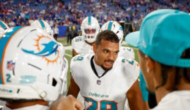 Miami Dolphins Safety Minkah Fitzpatrick Ruled OUT For Week 16 Matchup vs. Cincinnati Bengals