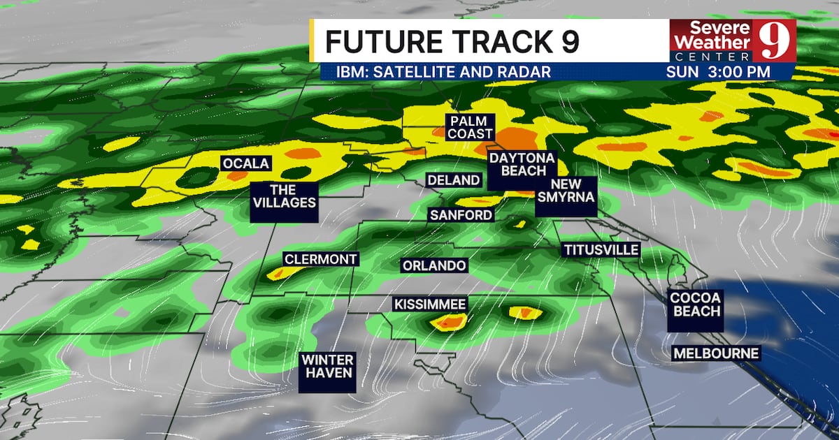 Central Florida Weekend Forecast Dec 6-8, 2025: Rain & Cooler Temps