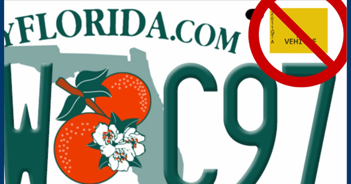 Florida Aims to Eliminate Vehicle Registration Stickers in 2026