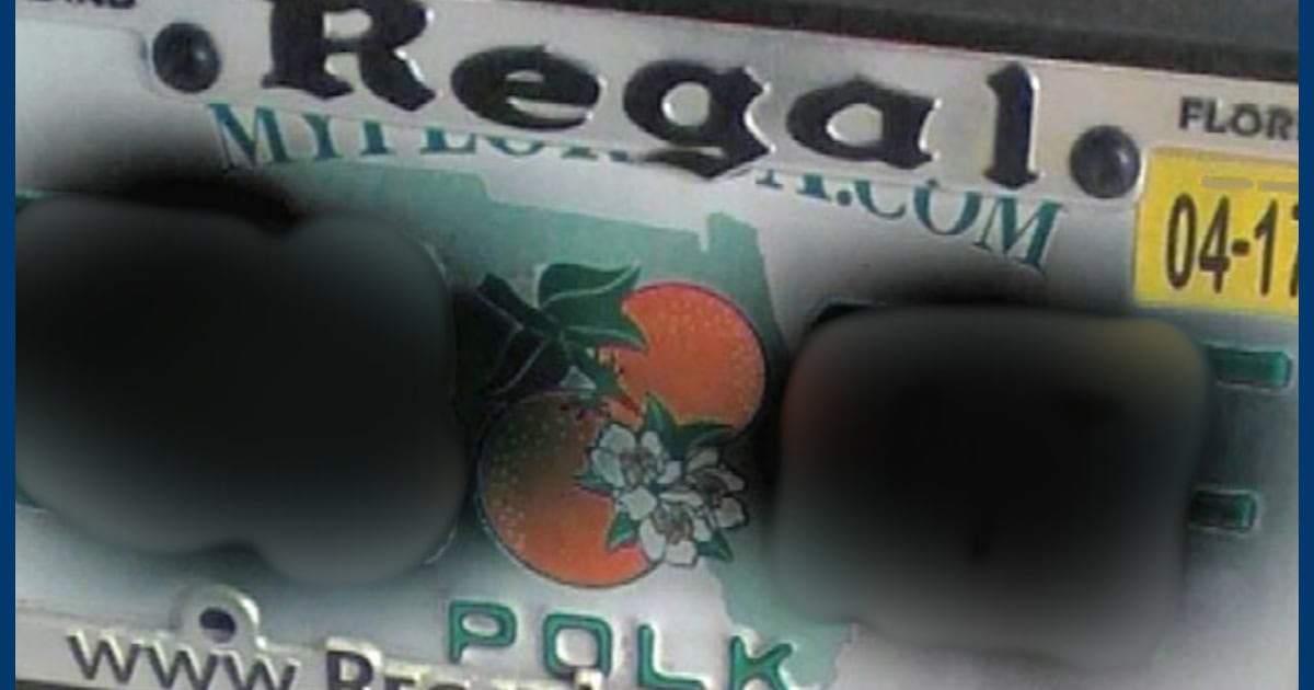 Most License Plate Frames Now Illegal in Florida