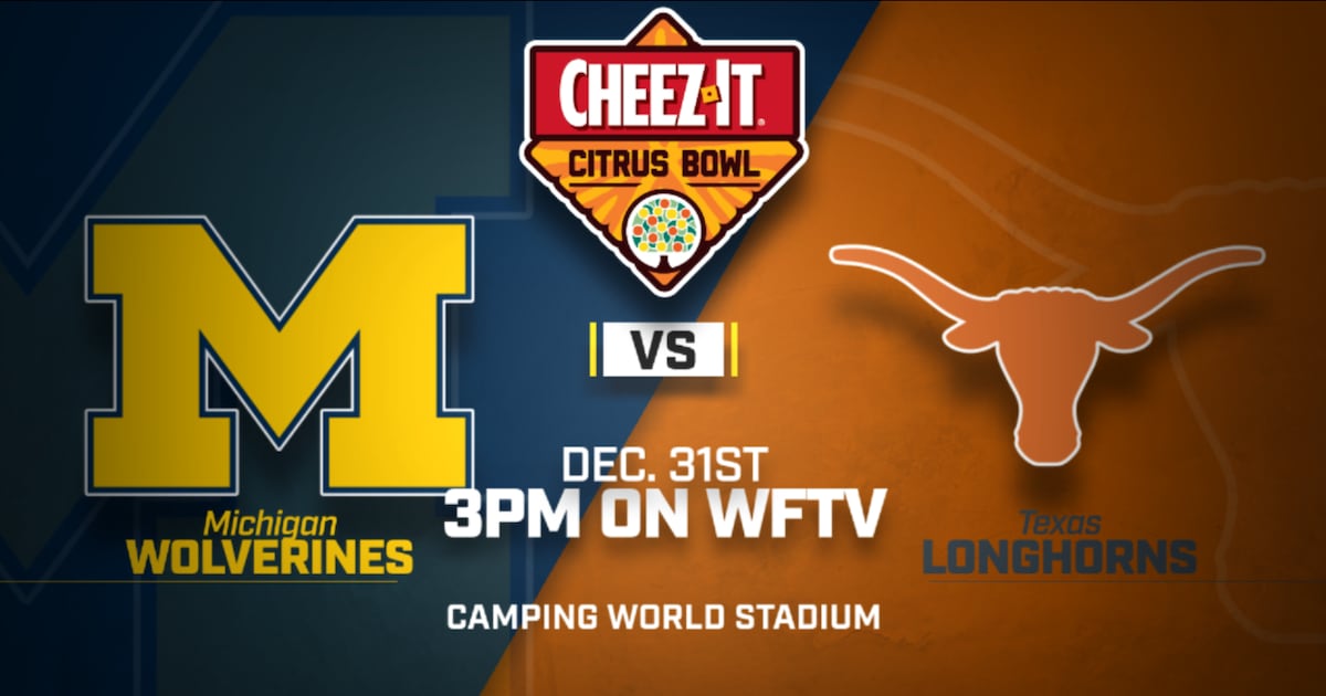 Cheez-It Citrus Bowl nears as Longhorns, Wolverines prepare in Orlando – WFTV