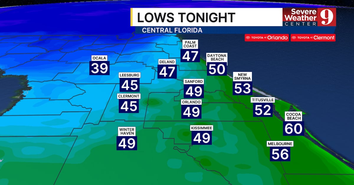 Central Florida weather forecast - WFTV
