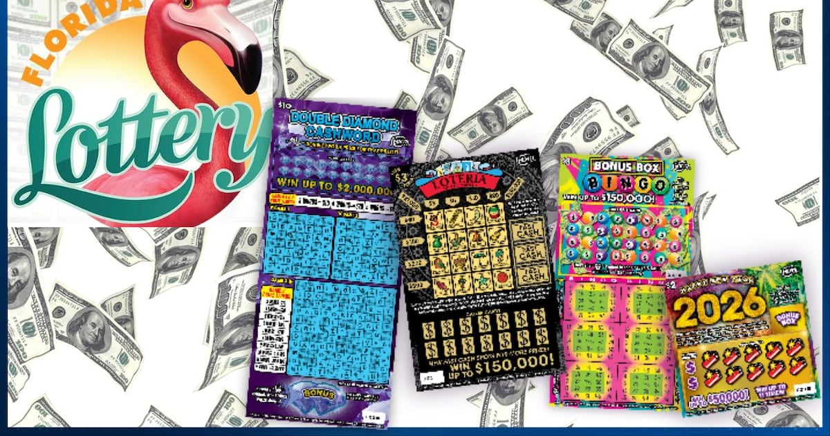Florida players have four new December scratch-off games