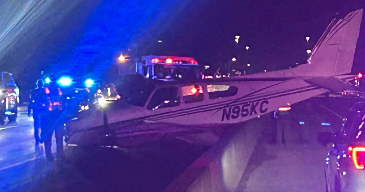 Plane Crash Causing Massive Delays on I-95 in Central Florida