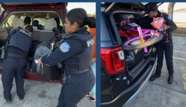 Ocoee police spread holiday cheer as children received gifts for the holidays