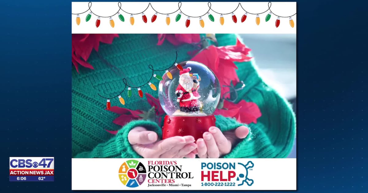 Florida Poison Control gives tips to look out for this holiday season, beverages and snacks at risk – Action News Jax