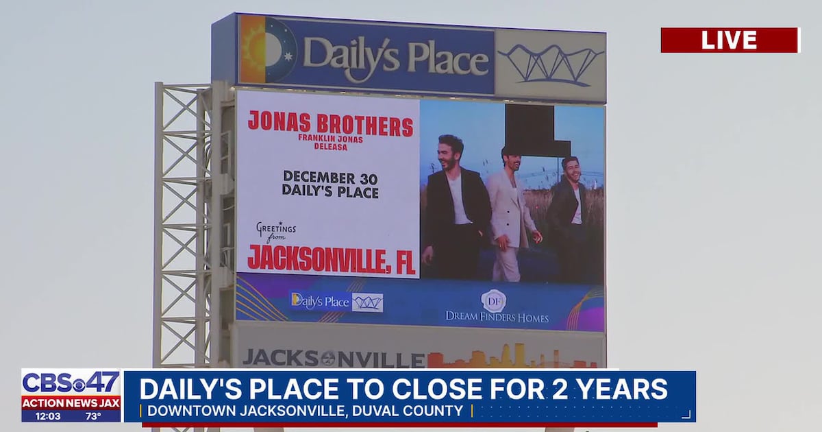 People react to Daily’s Place closing for two years  – Action News Jax