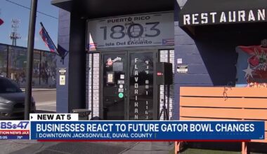Local restaurant prepares for Gator Bowl, eyes changes ahead with stadium construction – Action News Jax
