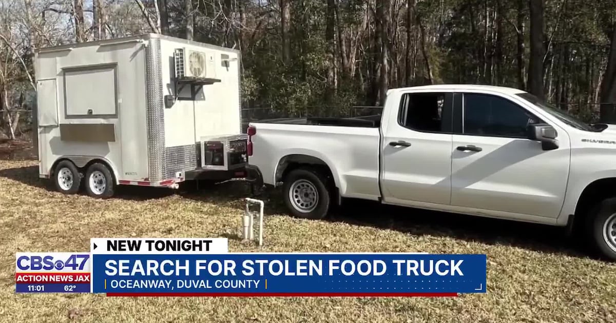 Jacksonville food truck stolen on Christmas, leaving owner without income – Action News Jax