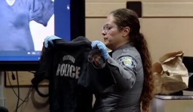 Jurors see fallen officer’s bloodied shirt as they weigh whether killer should get death penalty