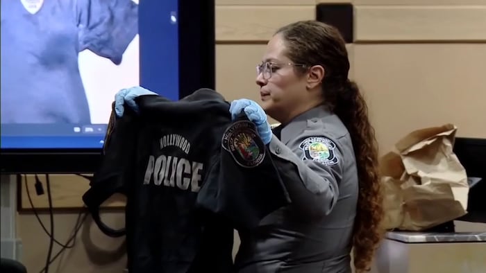 Jurors see fallen officer’s bloodied shirt as they weigh whether killer should get death penalty