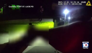 Body camera footage shows moments armed suspect ambushed Port St. Lucie sergeant