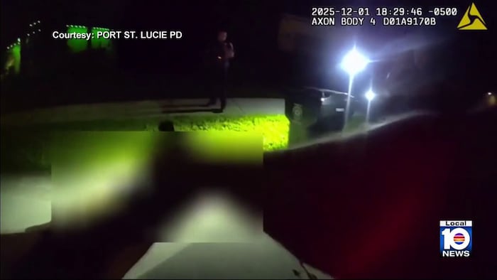Body camera footage shows moments armed suspect ambushed Port St. Lucie sergeant