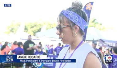 Hundreds join ‘Walk to End Alzheimer’s’ in Davie