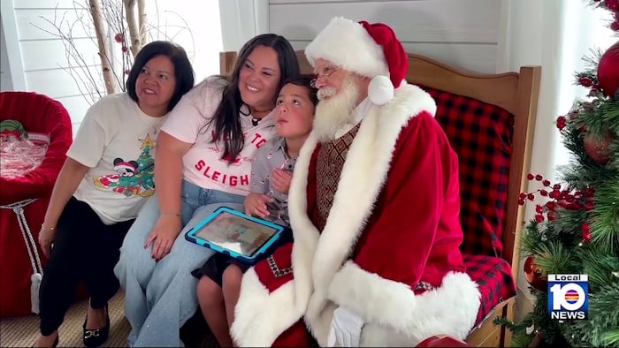 Caring Santa provides special experience for children with special needs
