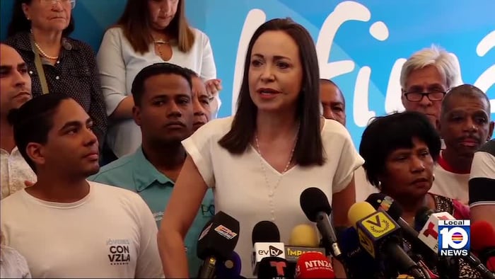 Venezuelans gather in Doral as Machado’s daughter to receive Nobel Peace Prize on her behalf