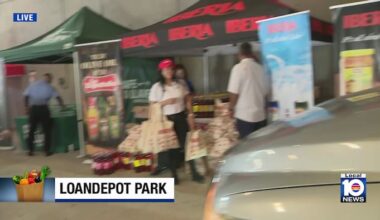 CAMACOL kicks off annual holiday giveaway event at loanDepot Park