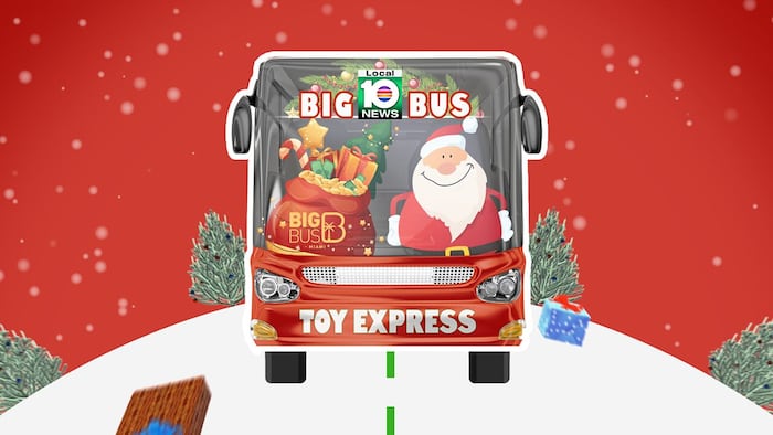 Christmas elves prepare Big Bus Toy Express ahead of 4 stops in Miami-Dade, 5 in Broward