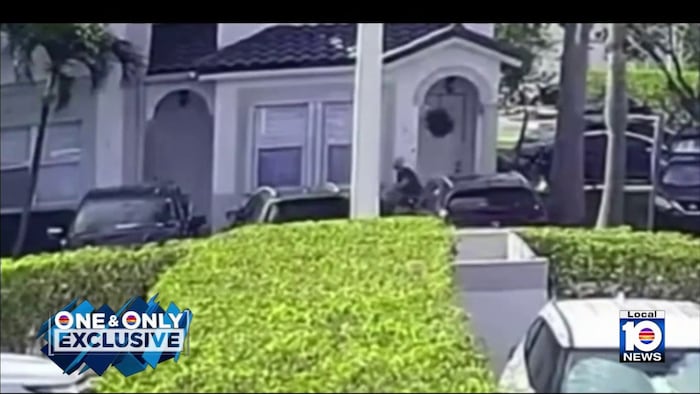 Video shows man suspected of breaking into woman’s home, leaving substance on her underwear